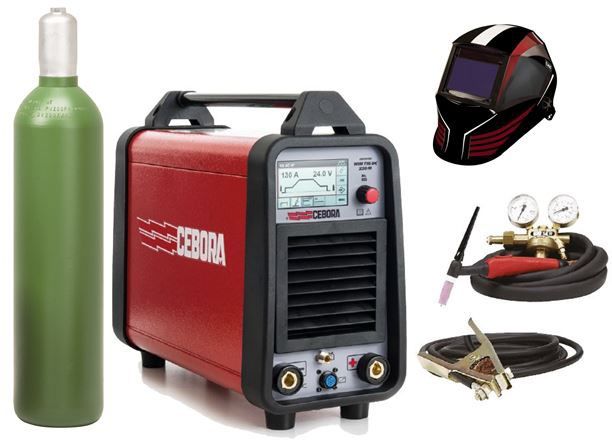 ELMAG Profi WIG-DC-Schweißinverter &#39;PFC&#39; CEBORA WIN TIG &#39;DC&#39; 220 M Plug &amp; Play-SET