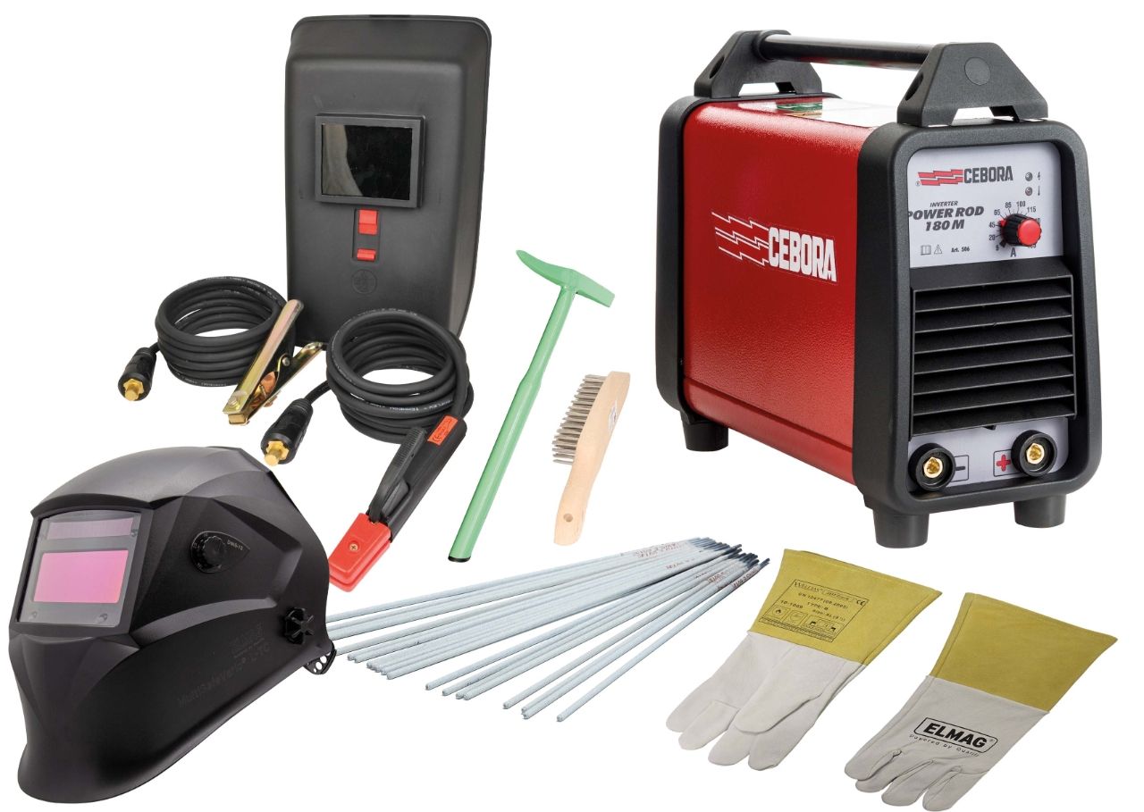 ELMAG Schweißinverter POWER ROD 180/M - Super Set &#39;Auslaufartikel&#39;