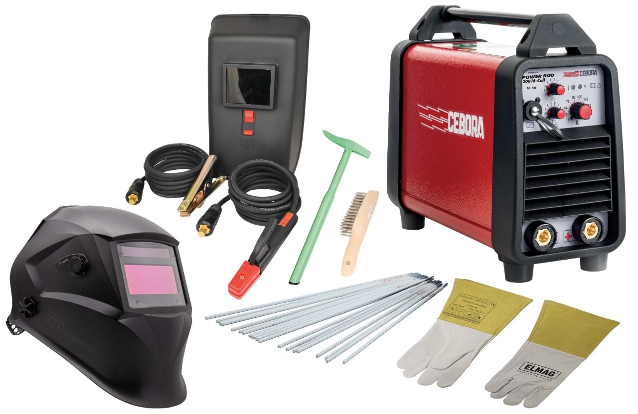 ELMAG Schweißinverter POWER ROD 200/M Cell - Super Set