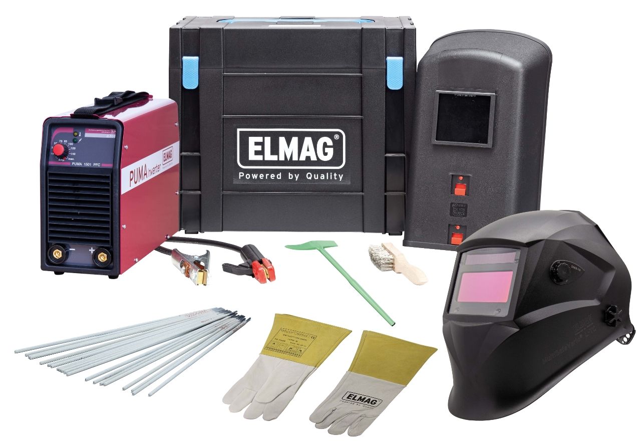 ELMAG Schweißinverter PUMA 1501 PFC - Super Set