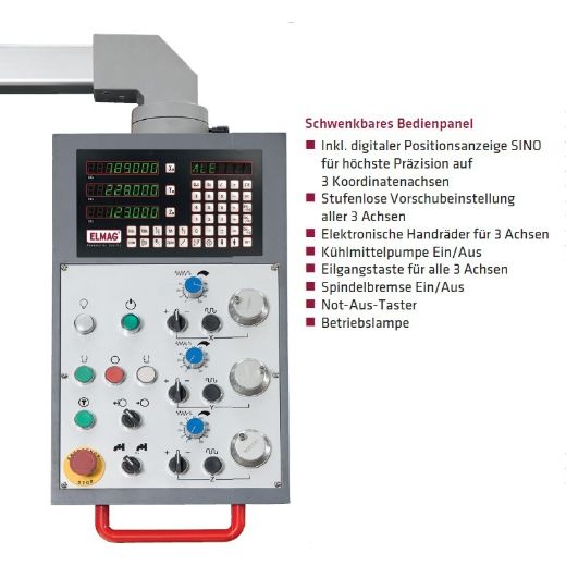 ELMAG Universal Fräsmaschine UFM 1230 Servodrive