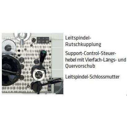 ELMAG Universal-Drehmaschine PREMIUM CU 1000 RD - Vario Spitzenweite 4000mm