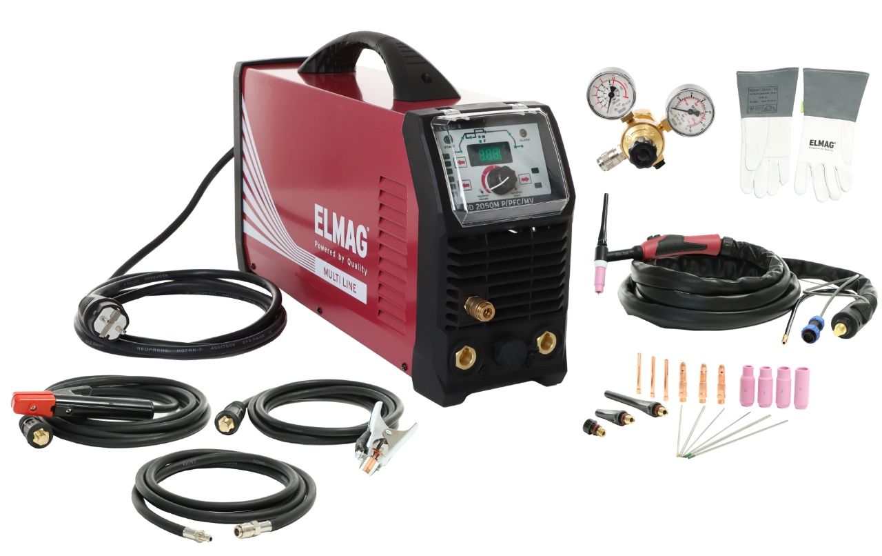 ELMAG WIG-/TIG DC-Schweißinverter DD 2050M P/PFC/MV ECO-SET-G