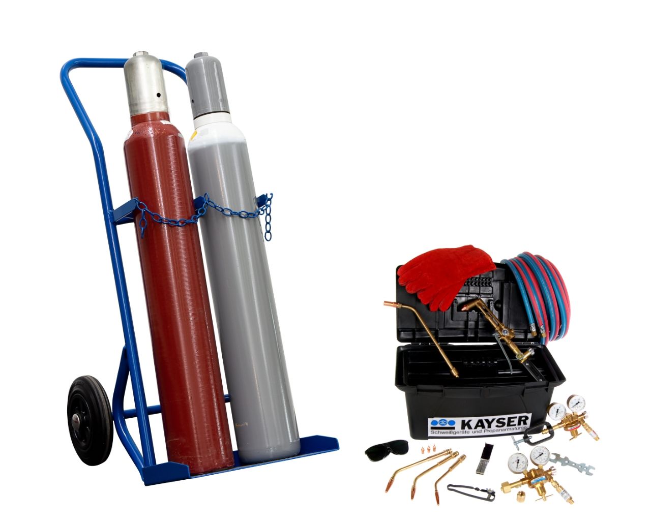 ELMAG AUTOGEN-Komplett-Set Montagebox KE 17/5m - Set / 10 l