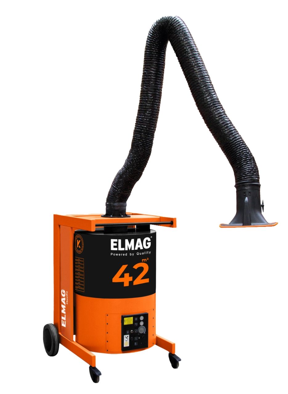 ELMAG Absauganlage, fahrbar, MaxiFil / 4m
