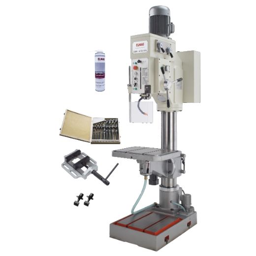 ELMAG Getriebe-Säulenbohrmaschine GBM 4/50 SGA - Set