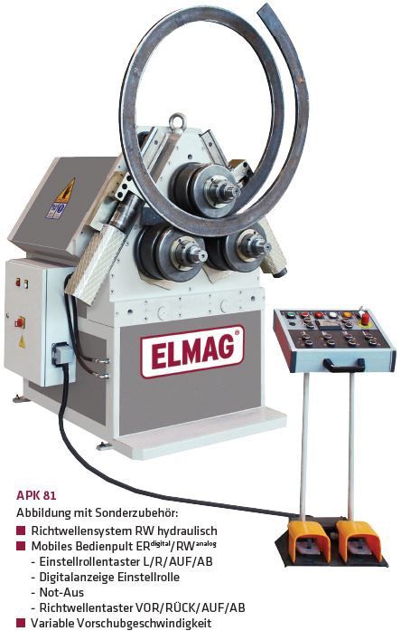 ELMAG Hydraulische Ringbiegemaschine APK 81
