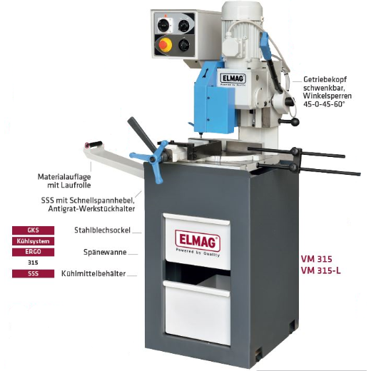 ELMAG Metall-Kreissägemaschine VM 315