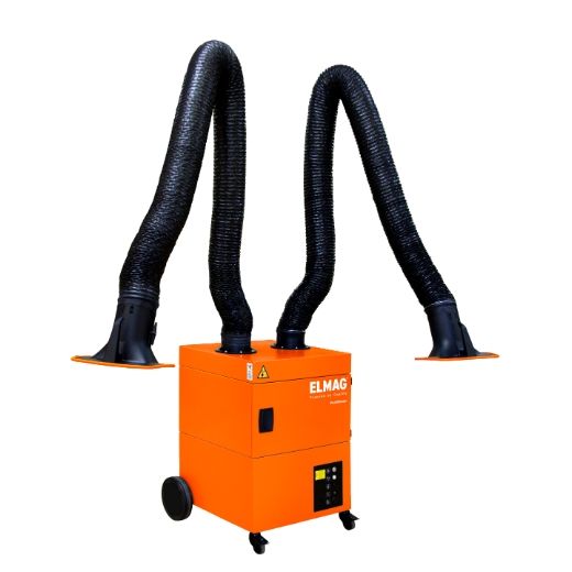 ELMAG Absauganlage, fahrbar, Profi-Master, zweiarmig