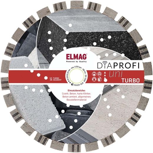 ELMAG DiaProfi-Diamantscheibe UNI-TURBO Ø300mm