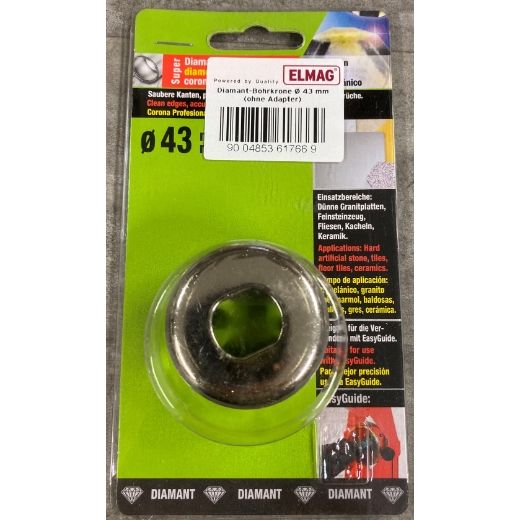 ELMAG Diamant-Bohrkrone Ø 43 mm