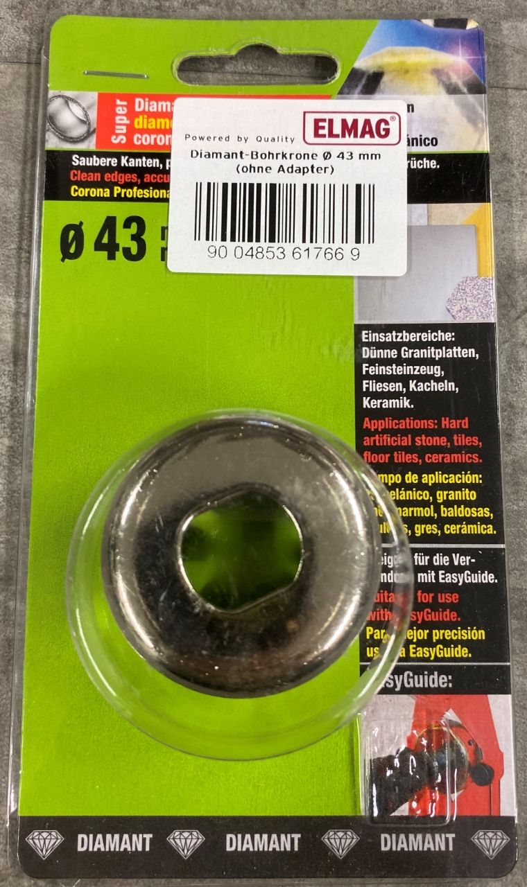 ELMAG Diamant-Bohrkrone Ø 43 mm