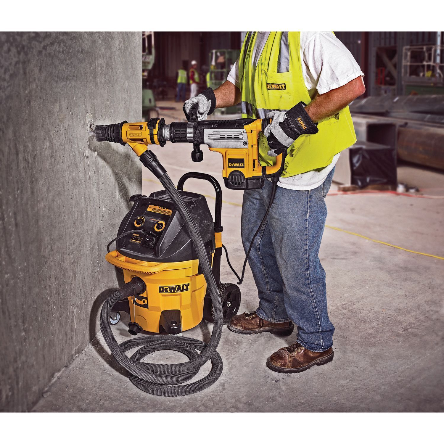 DEWALT DWH051-XJ Absaugung SDS-max Meißeln 5-12 kg
