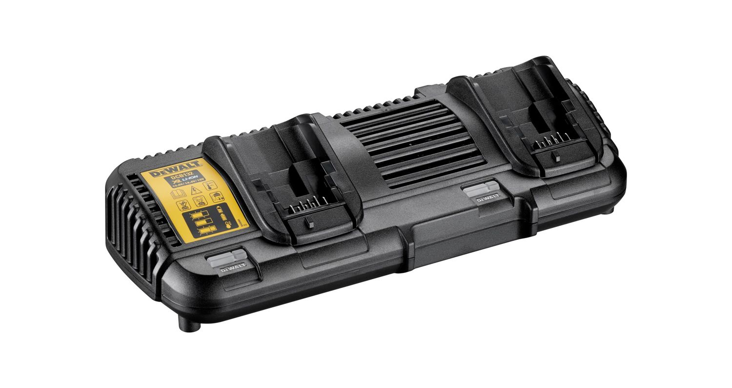 DEWALT Flexvolt DCB132-QW Doppelladegeraet fuer 10,8 bis 54 V