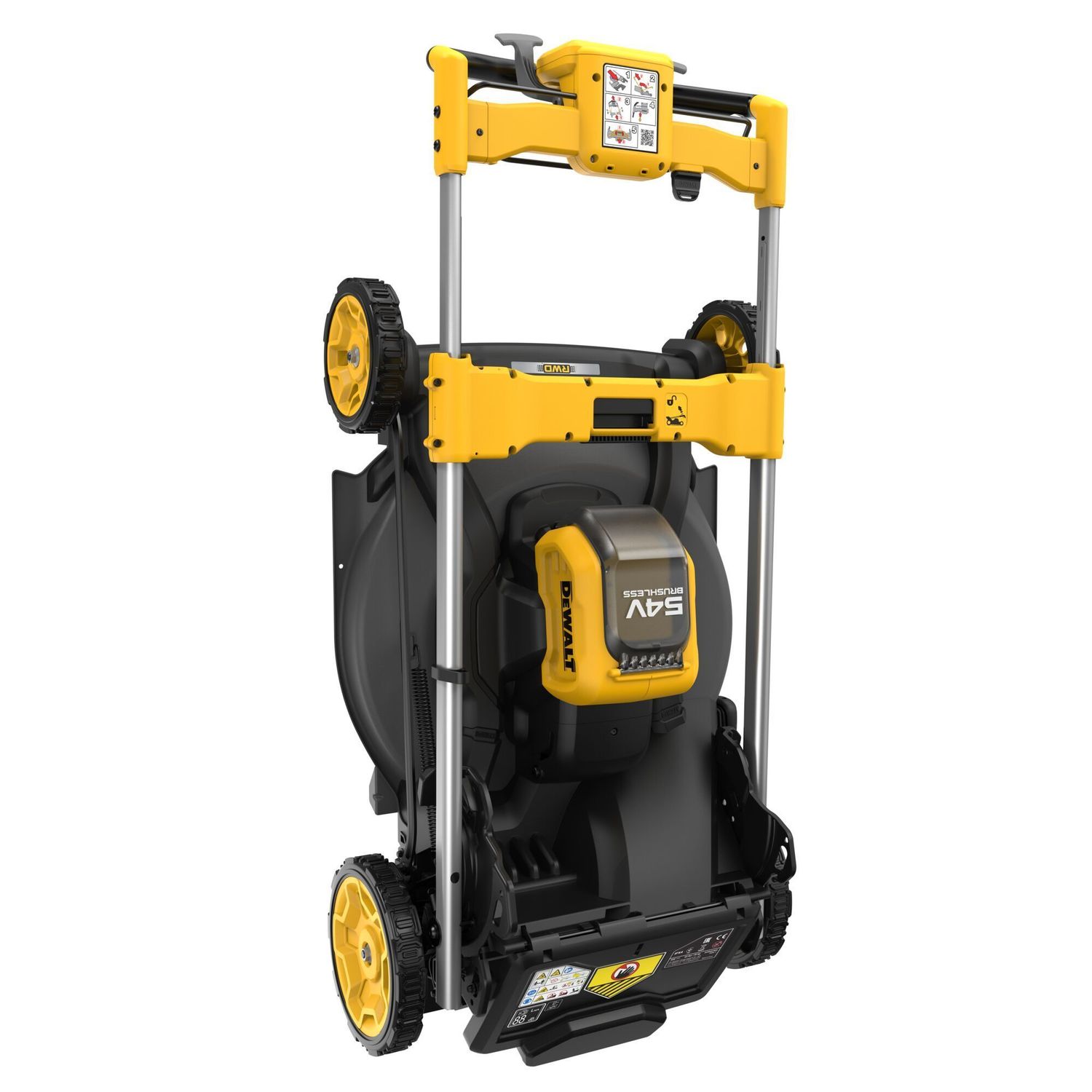 DEWALT Flexvolt DCMWSP550N-XJ Akku-Rasenmaeher(Antrieb), 53cm, 54 V