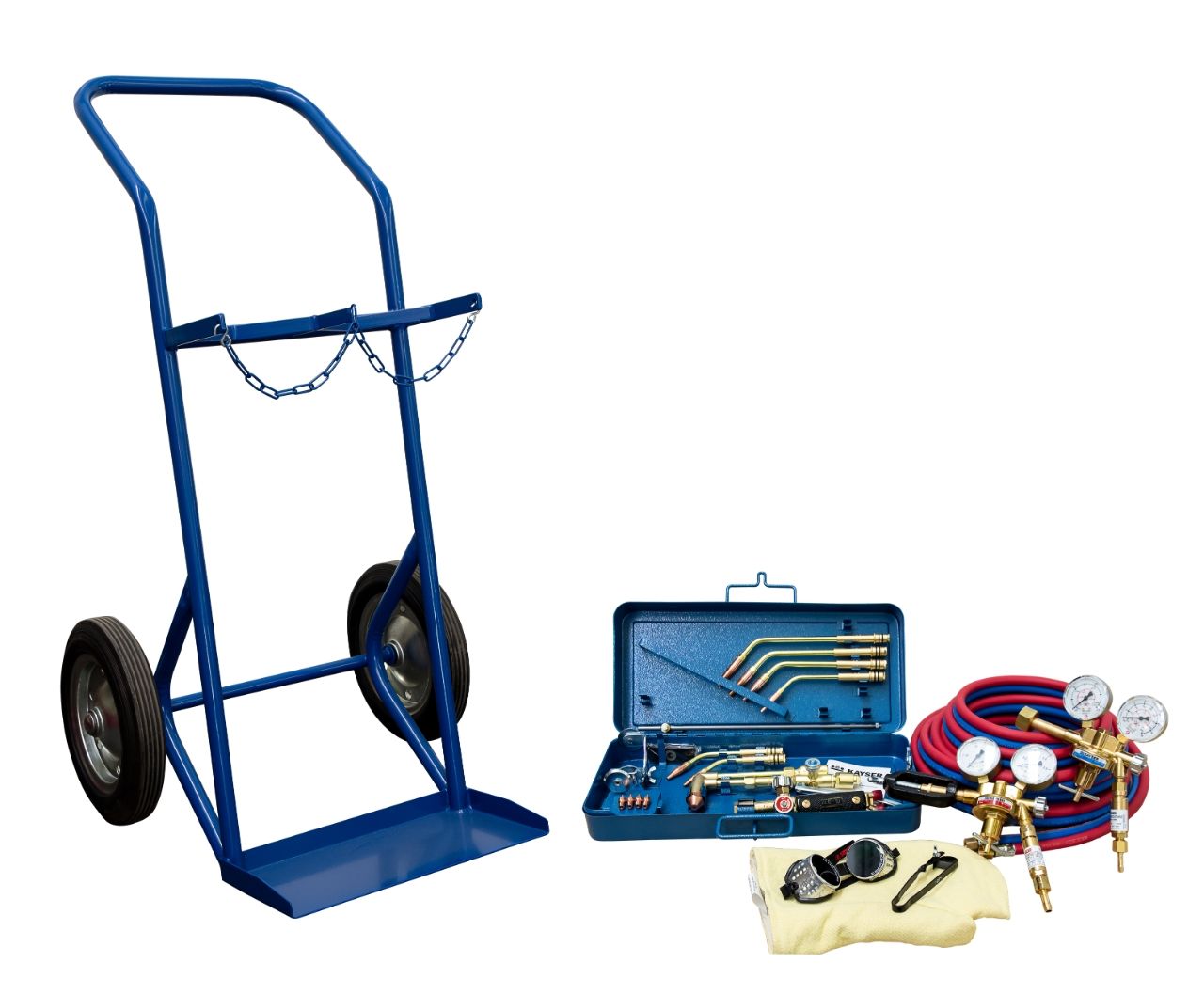 ELMAG AUTOGEN-Komplett-Set - ohne Gasflaschen KE 17/10m - Set / 50 l