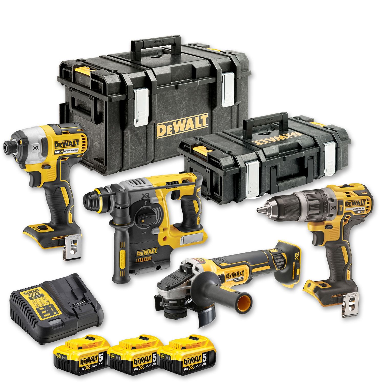 DEWALT DCK422P3-QW Akku-Kombopack (4-tlg.), 18 Volt