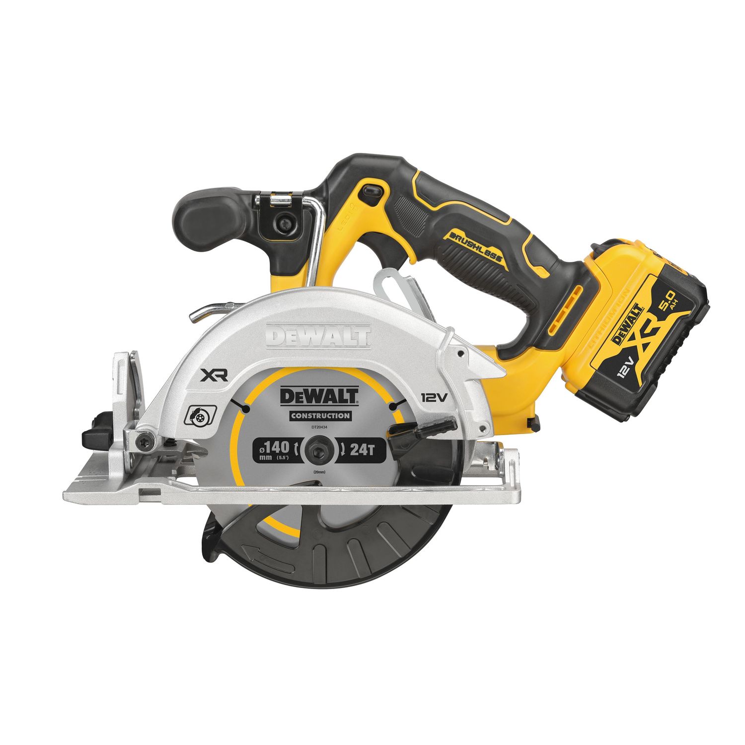 DEWALT DCS512P2-QW Akku-Handkreissaege, 12 Volt