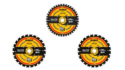 DEWALT DT10397-QZ ELITE Kreissaegeblatt 165/20 mm SET