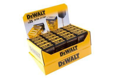DEWALT DP42-QZ Display 20 x DT7961 Box 25xT20 25mm