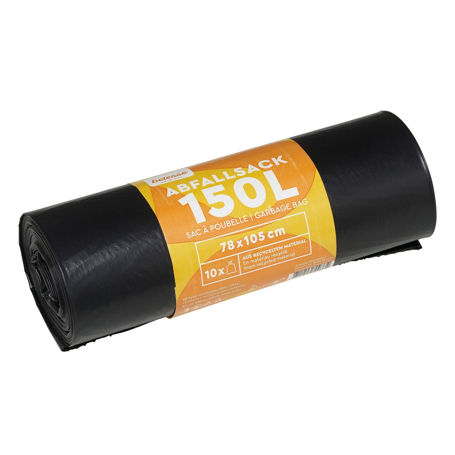 Abfallsack LDPE 150l schwarz 100 Stk