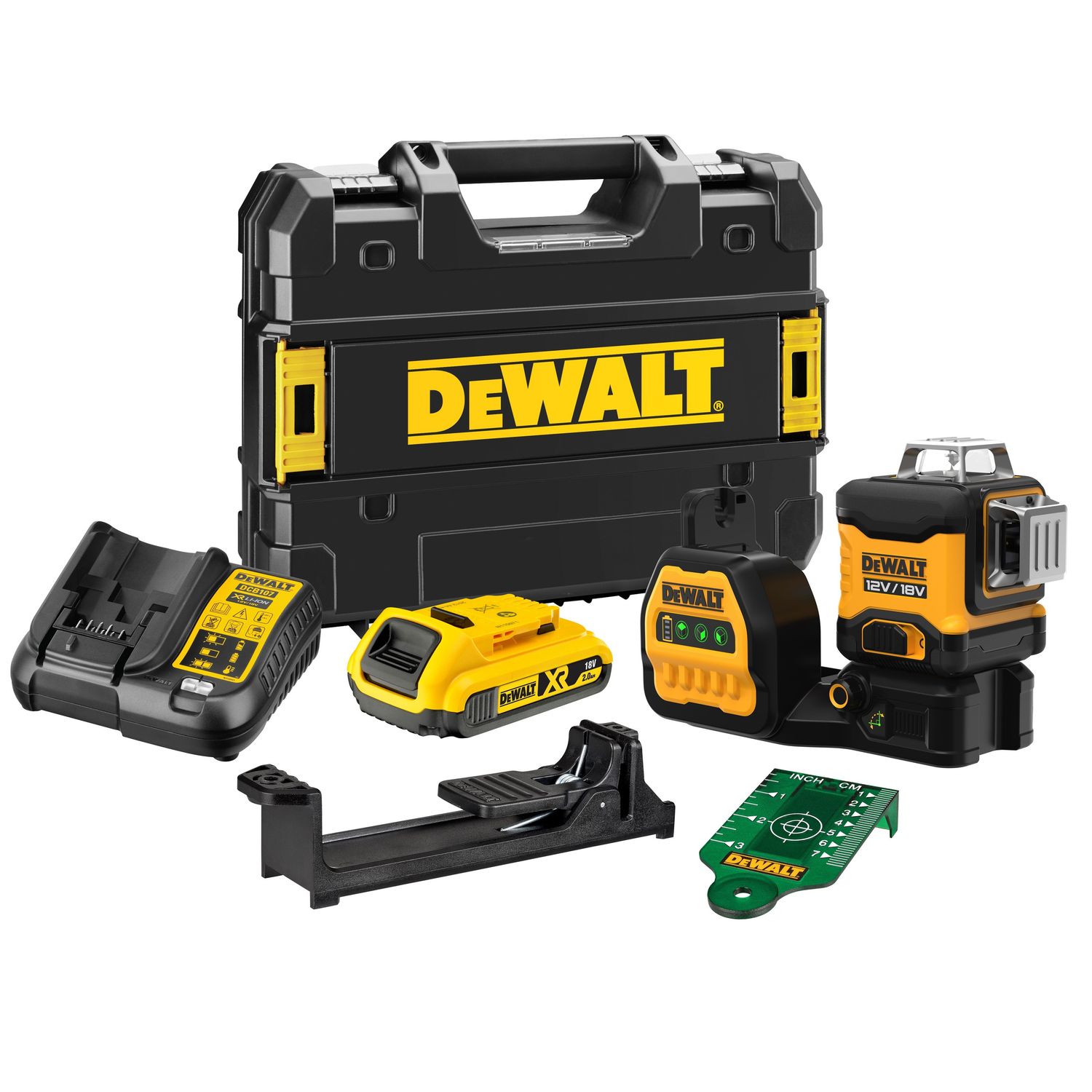 DEWALT DCE089D1G18-QW 3x360 Multilinien Laser Gruen 18V