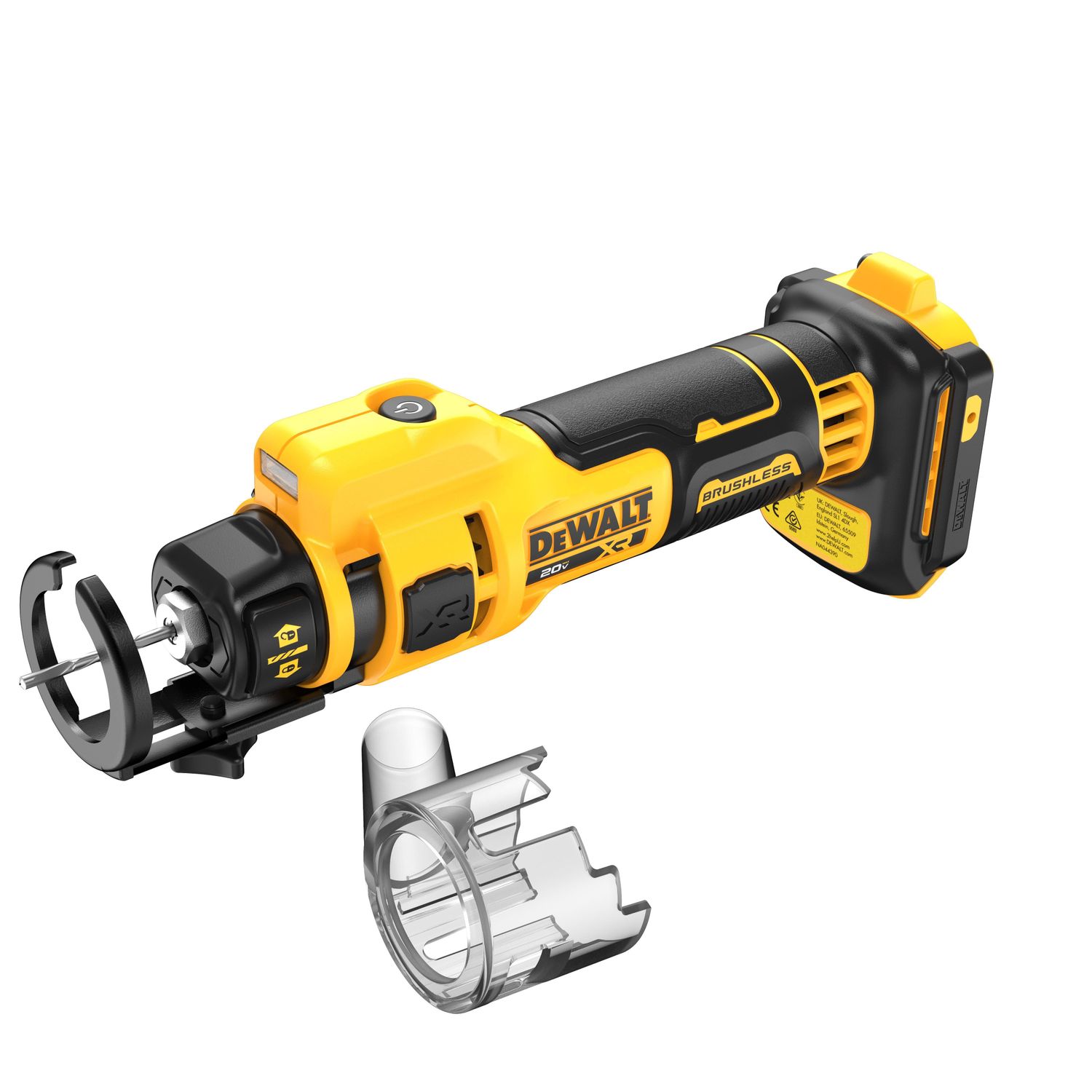 DEWALT DCE555N-XJ Akku-Trockenbaufraese, 18V, Basisv.