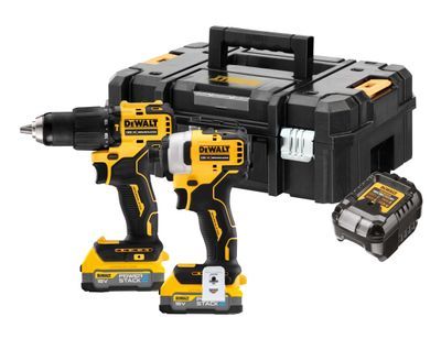 DEWALT DCK2062E2T-QW Akku-Kombopack, 18V, DCD709+DCF809