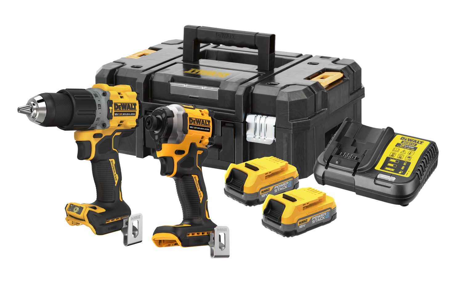 DEWALT DCK2050E2T-QW Akku-Kombopack 18V, DCD805 u. DCF850