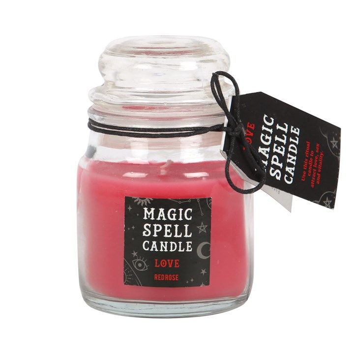 Rose &#39;Love&#39; Spell Candle Jar