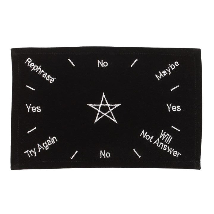 Embroidered Pentacle Pendulum Mat