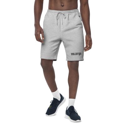 Believer NYC Men&#39;s Grey Fleece Shorts