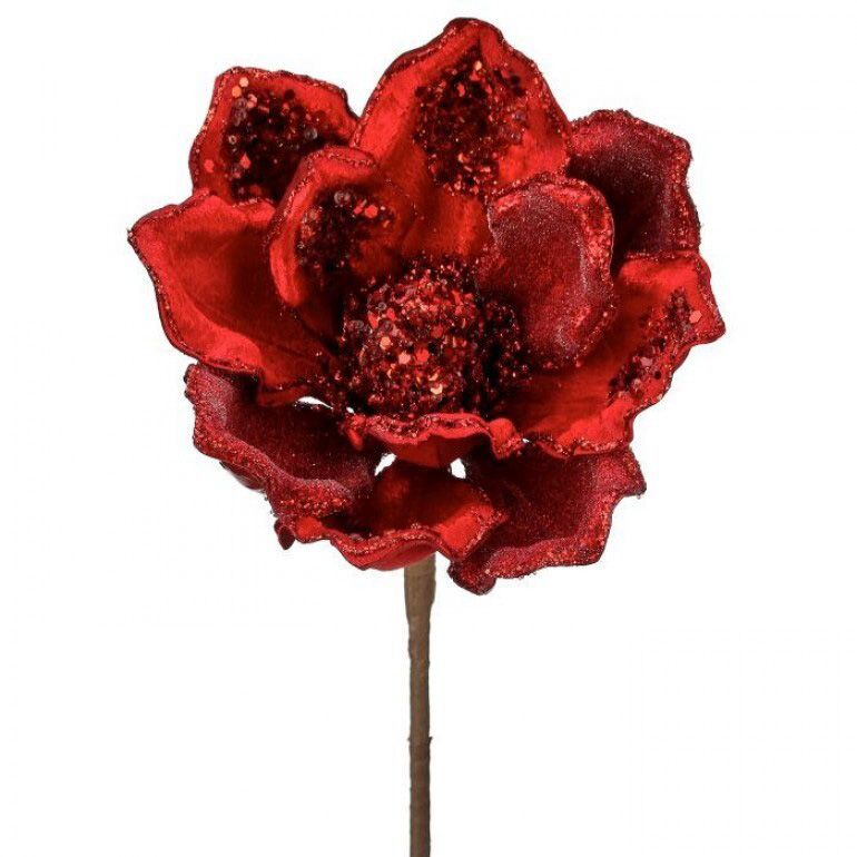 18" x 8" Heavy Jeweled Magnolia