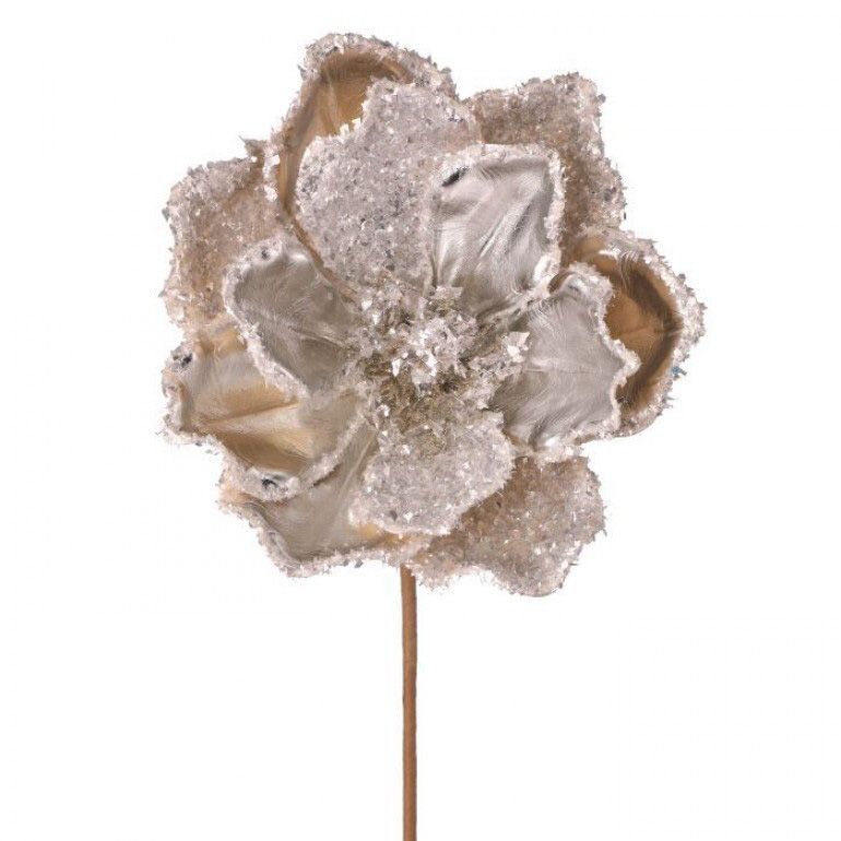 24" Metallic Iced Magnolia