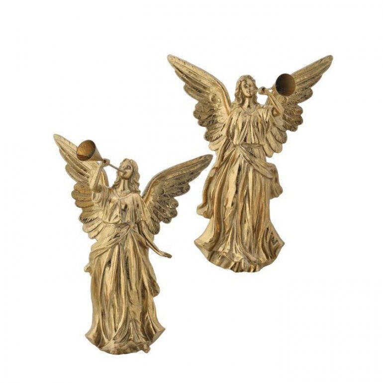 15" Resin Wall Plaque Angel Set