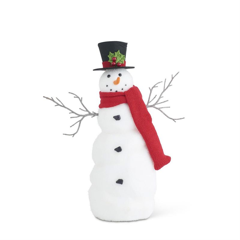 16.25" Glittered Snowman