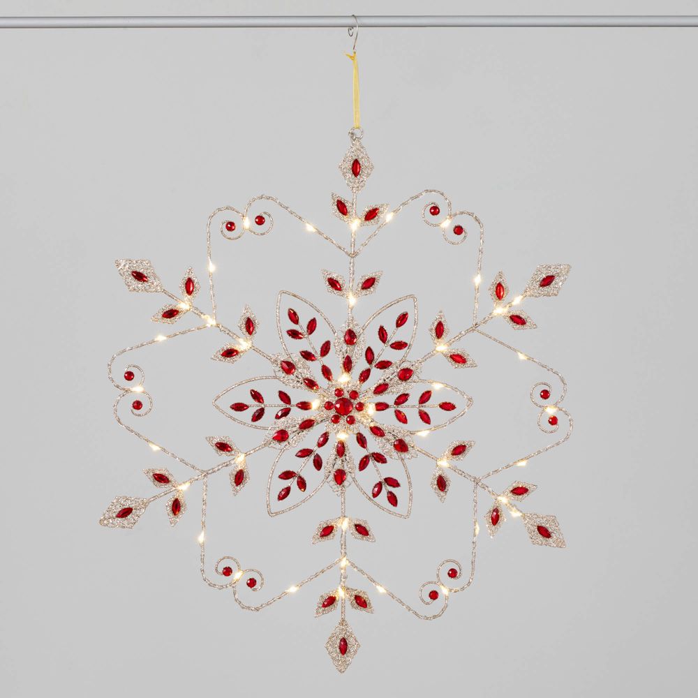 24" LED Snowflake Ornament