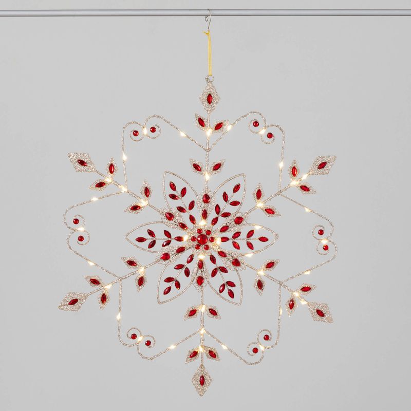 24" LED Snowflake Ornament