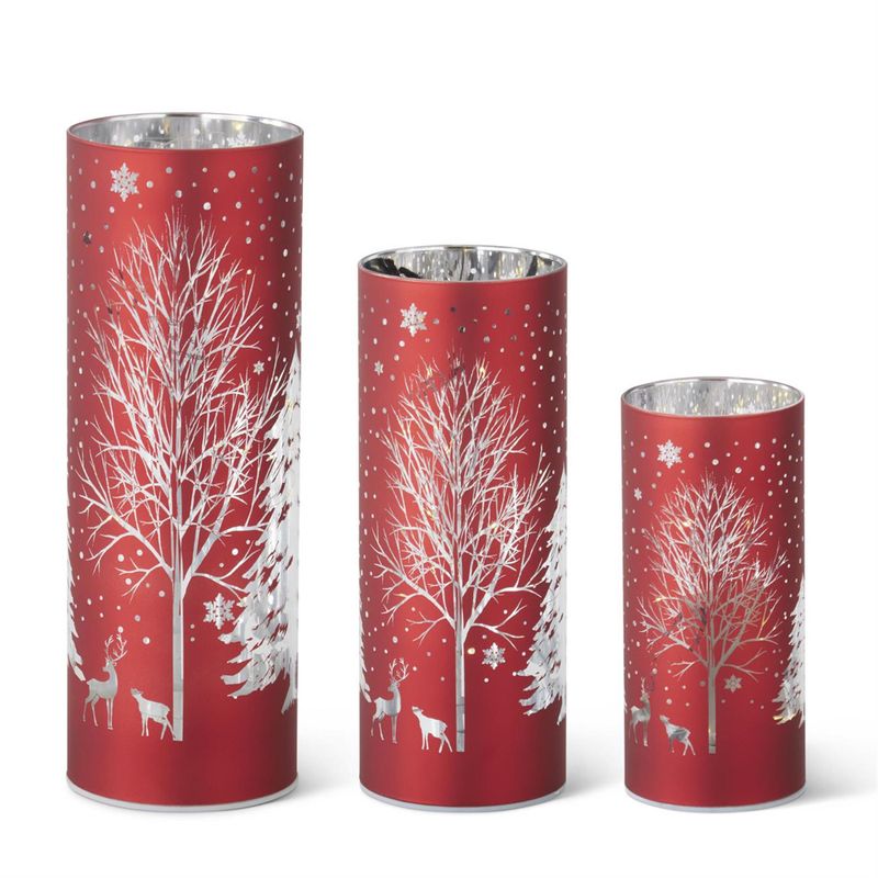 6"/8"/10" Laser Engraved LED Candles