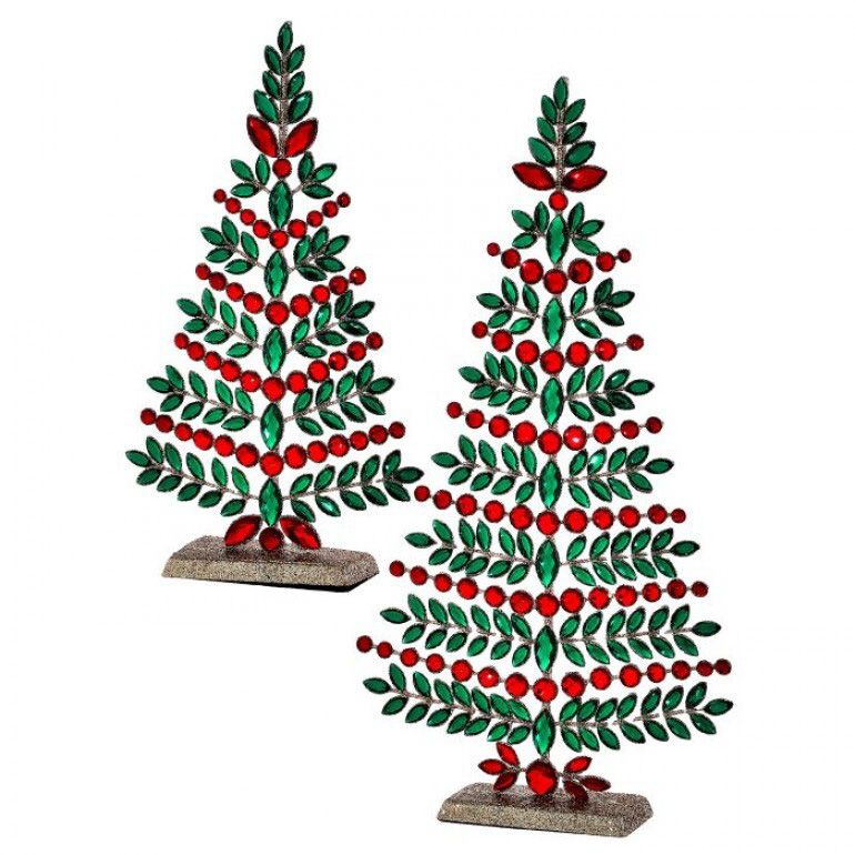 Glitter Wired Jewel Tree