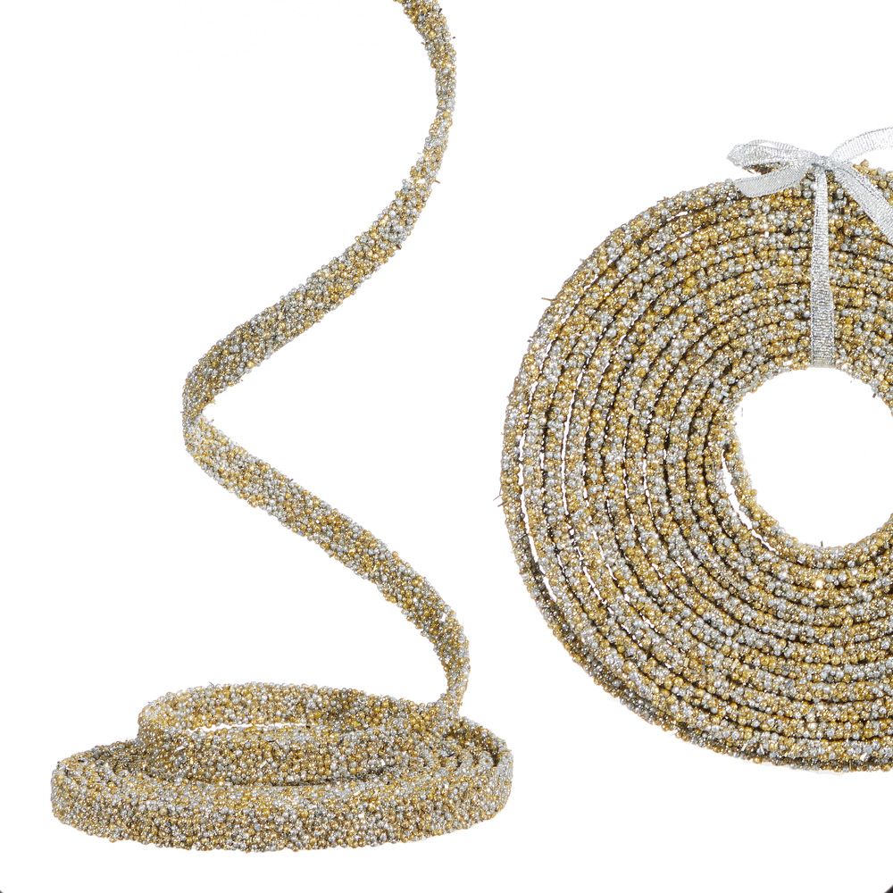 15' x 0.5" Beaded Garland