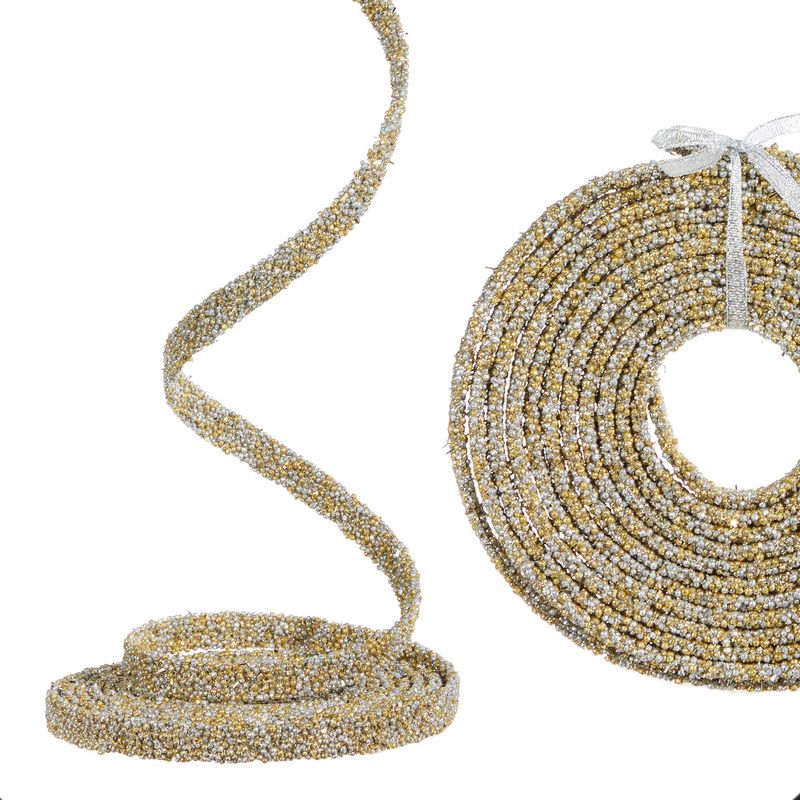 15' x 0.5" Beaded Garland
