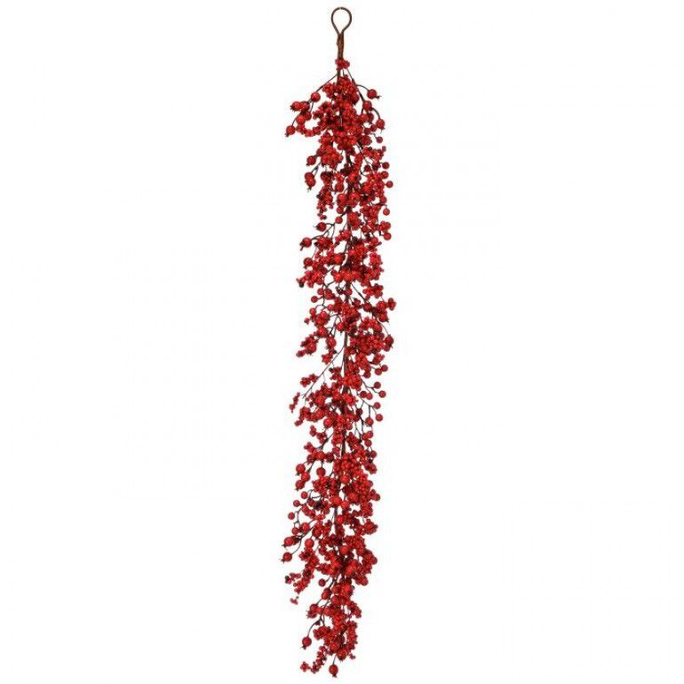 48" Waterproof New England Berry Garland