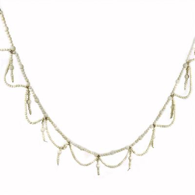 56" Wood Bead Chandelier Garland