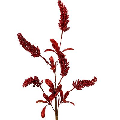 26" Glittered Millet Spray
