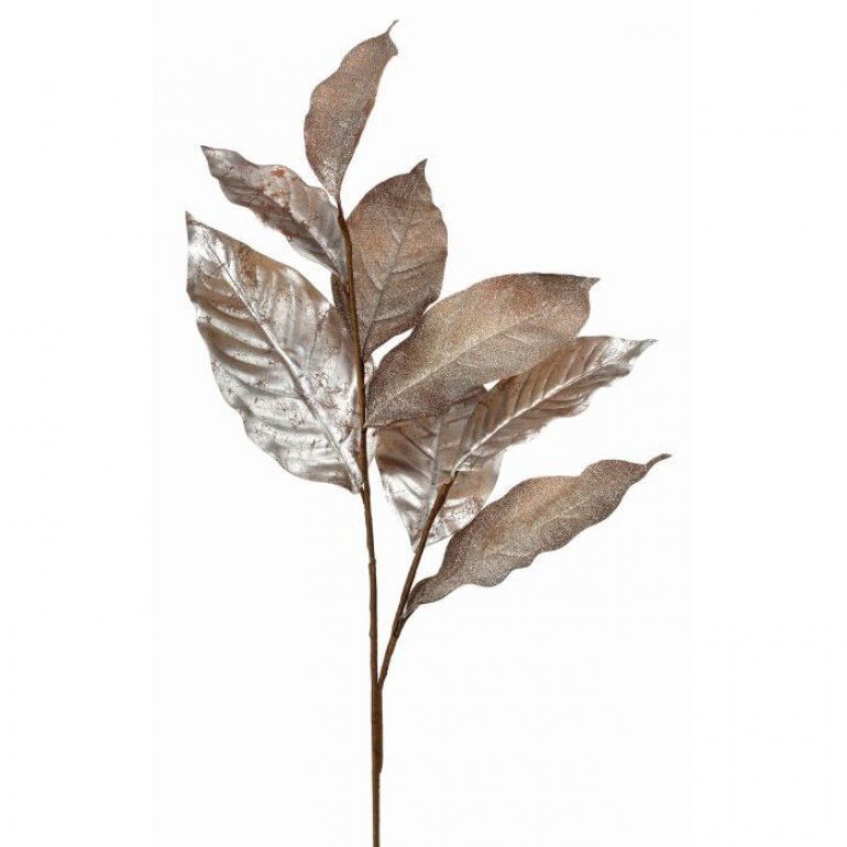 32" Sparkle/Metallic Magnolia Leaf Spray