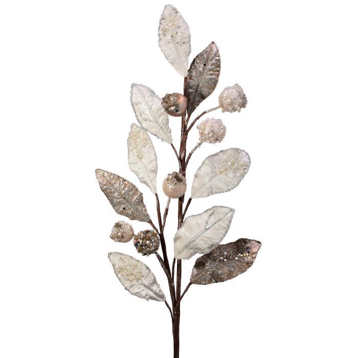 30" Velvet With Jewel Berry Salal Spray