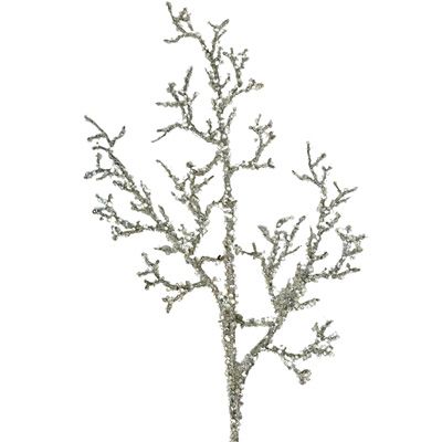 32" Sequin Pearl Twigs Branch Spray