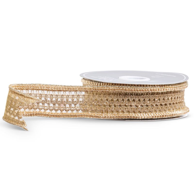 1.5" x 10yds Openwork Weave Ribbon