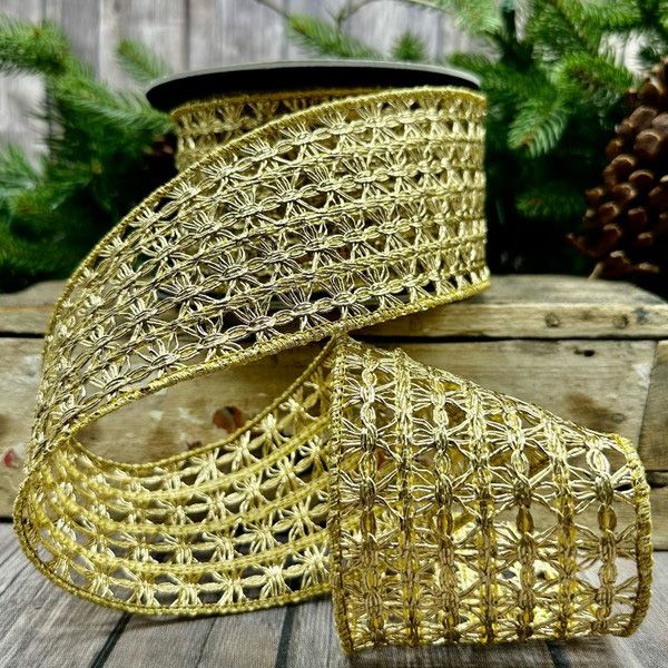 3" x 10yds Foil Trim Ribbon
